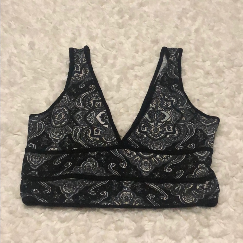 UO paisley crop top